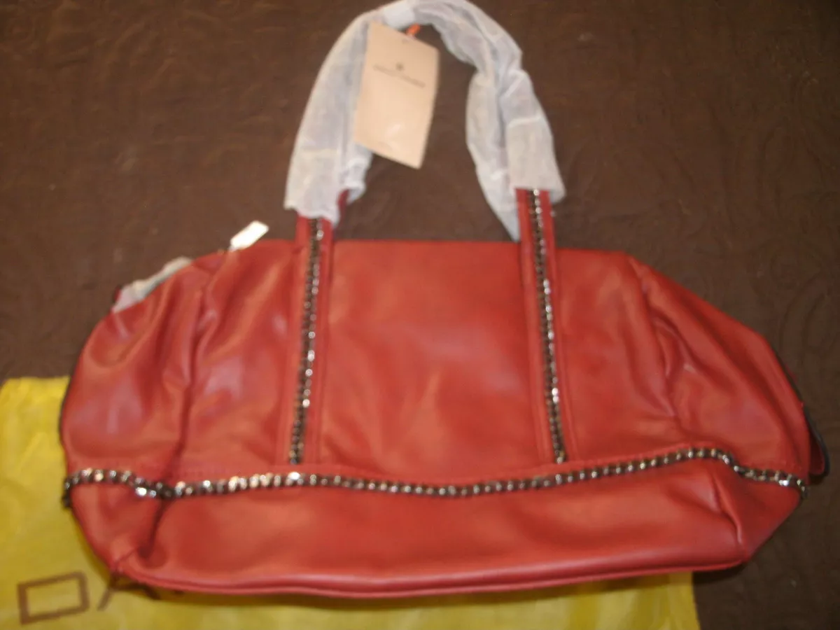 David Jones, Bags, David Jones Vintage Red Large Shoulder Bag