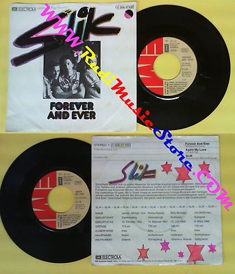 LP 45 7'' SLIK Forever and ever Again my love 1976 germany EMI no cd mc dvd
