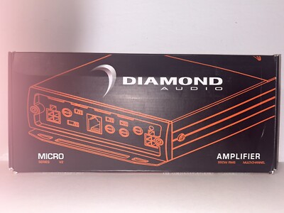 Diamond Audio MICRO5v2  5-Channel Motorcycle Boat Amplifier Audio Micro Amp