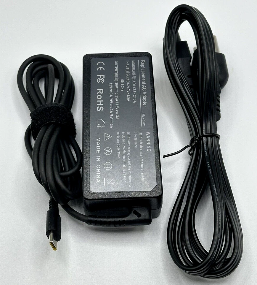 65W USBC Type C Laptop Charger/HP/Asus/Dell/Lenovo/ToshibaChromebook ✅ - Image 2 of 4