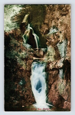 San Jacinto California Falls Landscape 1910s Postcard Unposted Divided Back