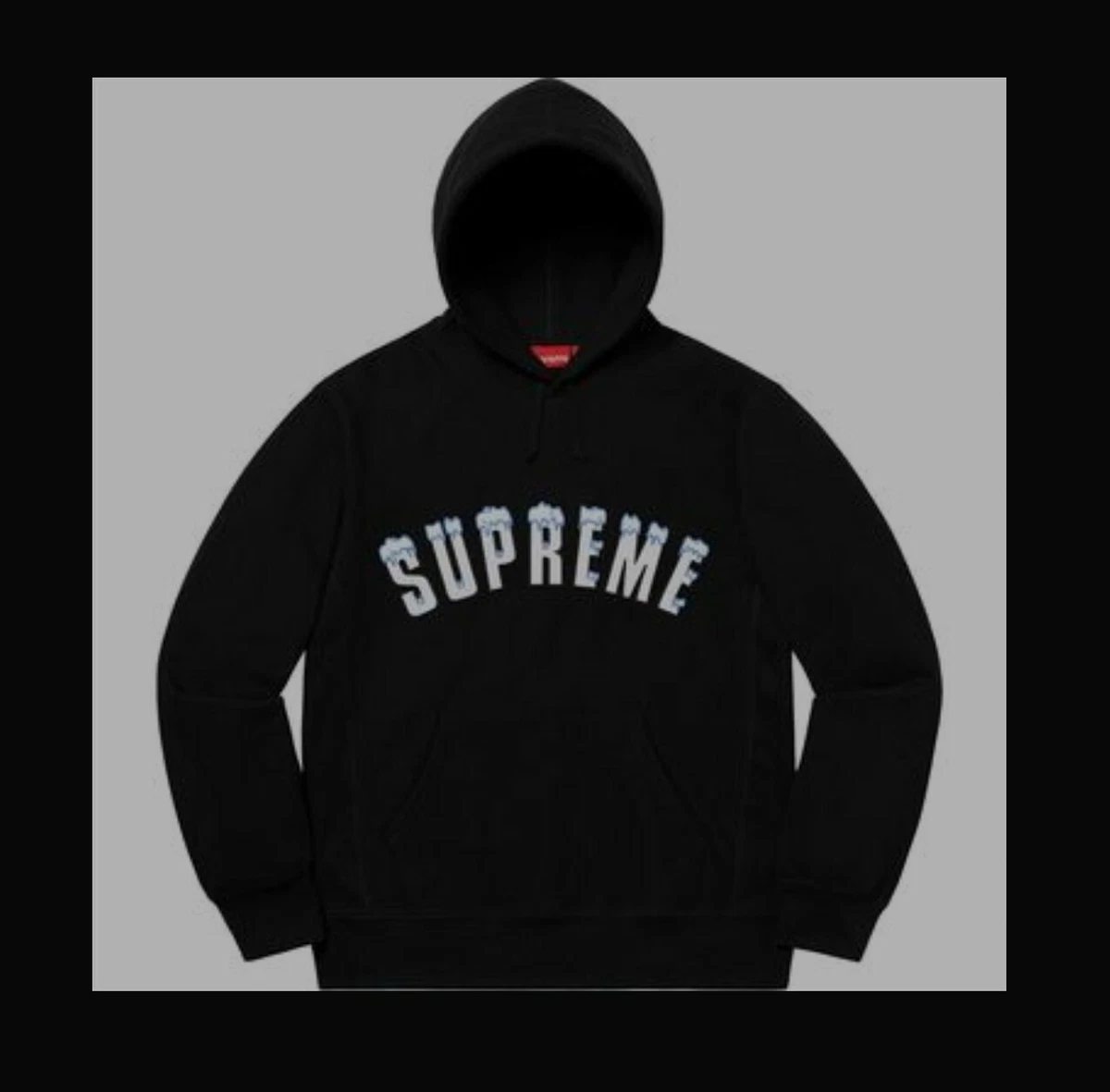 Supreme Icy Arc Hoodie Black New Box Logo Large FW20 | eBay
