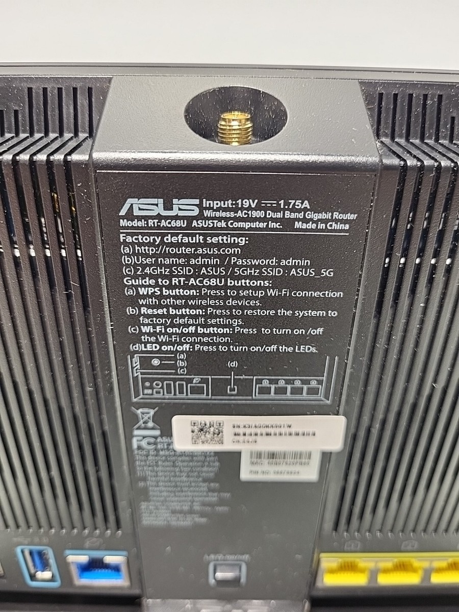 Asus RT-AC68U Wireless AC1900 Dual Band Gigabit Router | eBay