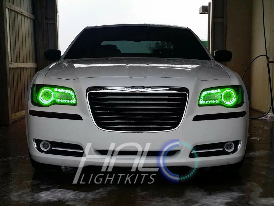 2011-2014 CHRYSLER 300 300C COLORSHIFT LED LIGHT HEADLIGHT HALO KIT by ORACLE  - Image 4 of 4