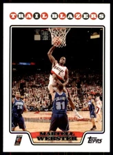 2008-09 Topps Martell Webster Portland Trail Blazers #125