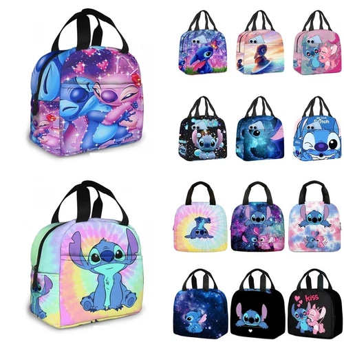 Lilo Stitch Cartoon Galaxy Lunch Bag Insulated Student Snack Picnic Xmas Gift AU - Picture 1 of 55