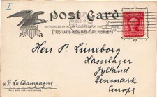 New York New York Sta. P 1902 machine  1886-1906  2c Washington Shield PPC to De