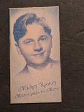 1940 Metro-Goldwyn Mayer Blue Mickey Rooney Rookie! Excellent! 1940 Metro-Goldwyn Mayer Blue Mickey Rooney Rookie! Excellent!