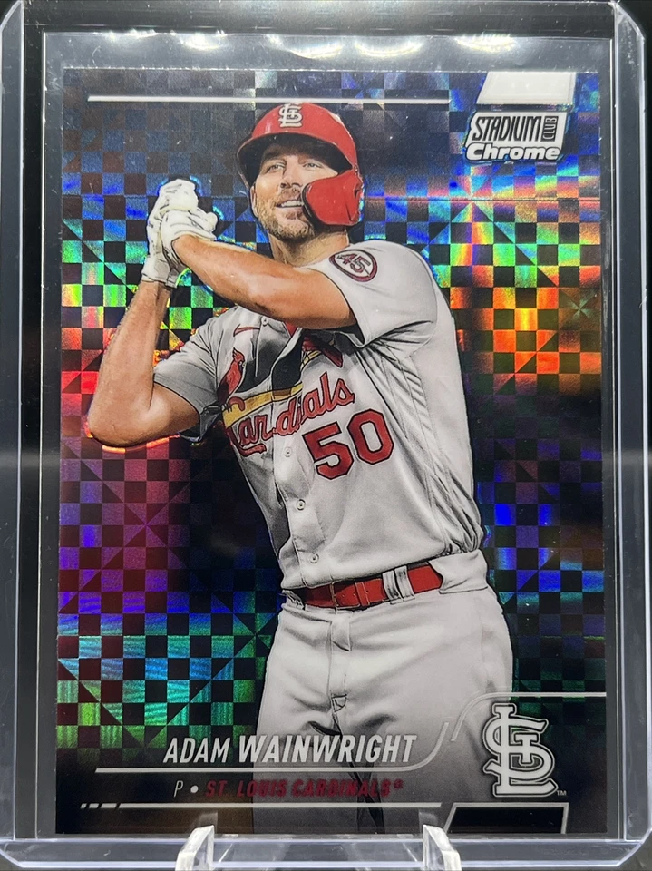 2022 Topps Stadium Club Chrome - ADAM WAINWRIGHT X-FRACTOR #106 - Image 2 of 3