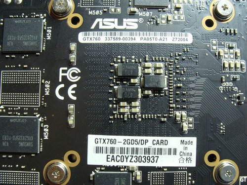 Asus ROG G20AJ NVIDIA GeForce GTX 760 2GB GDDR5 PCIe Video Card DTX760-2GB5/DP - Picture 3 of 4