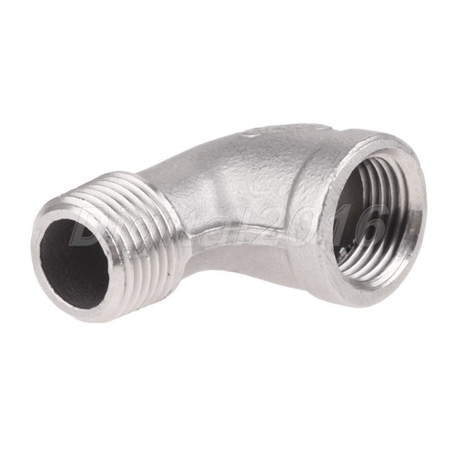 304 Stainless Steel 1/2" Female x Male street Elbow Pipe Fitting Threaded Fits - Picture 1 of 10