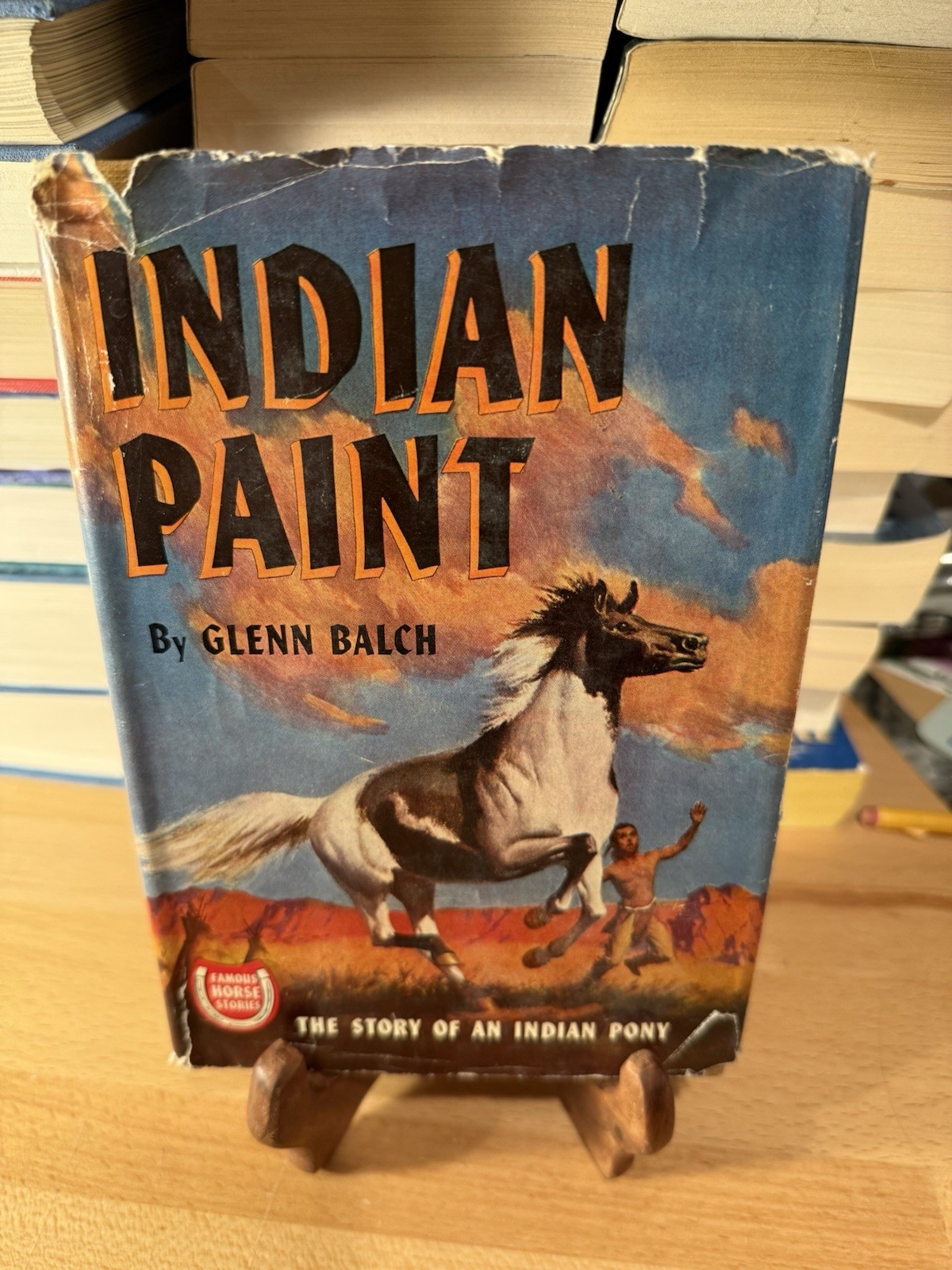 Indian Paint by Glenn Balch 1942 DUST JACKET The Story of Indian Pony Vintage
