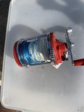 Vintage Penn No.85 Sea Fishing Reel Red Boat Reel UK K.P. Morritt