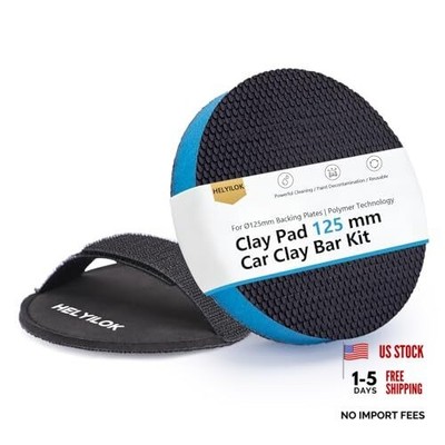 5'' Clay Bar Pad | Synthetic Clay Disc Kit with Hand-Strap 5IN (125MM)