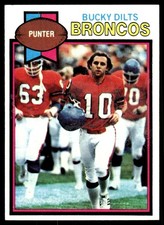 Bucky Dilts 1979 Topps #117 Denver Broncos NFL READ FREE SHIPPING AutographDen