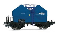 Rivarossi 1/87 Modelleisenbahn Fs 2 GÜTerwagen Achsen Silo Dome Modell