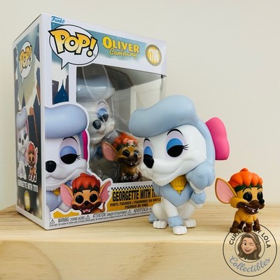 Funko Pop Disney Oliver & Company Georgette With Tito #1706 Vinyl