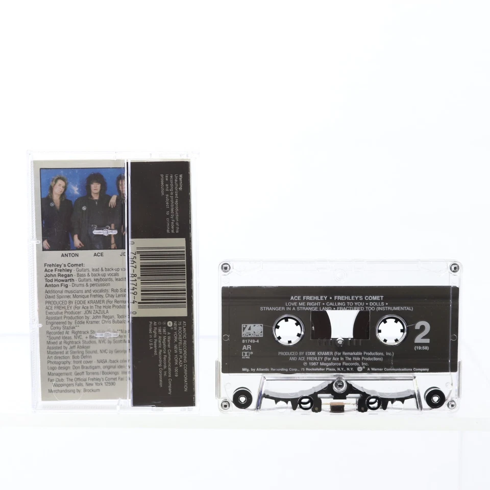 Ace Frehley Frehley's Comet Cassette Tape 1987 - Image 2 of 2