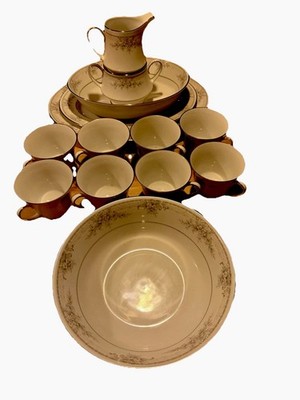 Noritake Sweet Leilani China Set Legendary SL 14pc Cups Platters Bowl Creamer