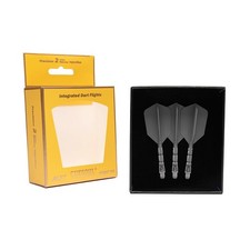 CUESOUL ROST T19 Integrated Dart Shaft and Flight Slim Shape,Set of 3-Grey