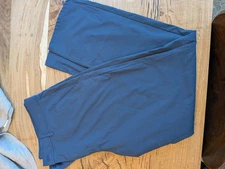 Weatherproof Vintage Men's Casual Pants 38x32 Blue Excellent Condition Stretch