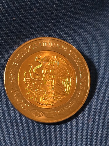 2025 Mexico 5 Pesos Coin - Mexican Bimetallic Cinco Pesos Coin Brilliant  - Picture 6 of 9