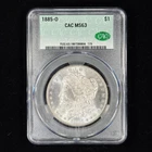 1885-O $1 MS63 CACG Morgan Silver Dollar - CAC Grading