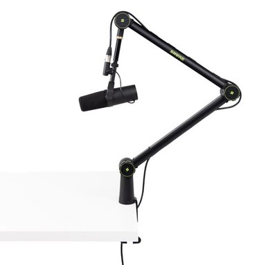 Shure SH-BROADCAST1 Podcast Boom Arm Articulating Height-Adjustable Black Metal