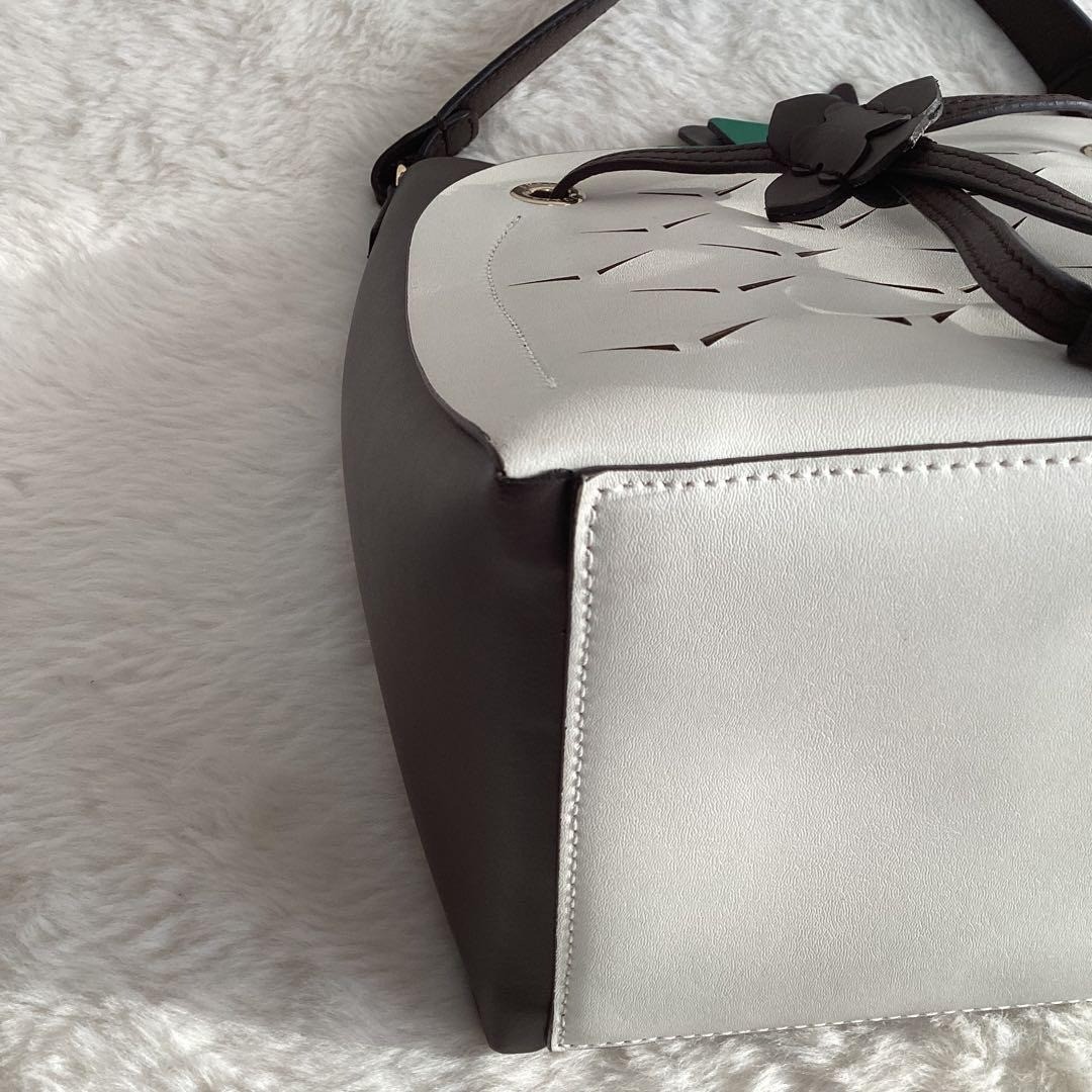 FURLA Dolcezza Pineapple Leather Drawstring Bag C… - image 8