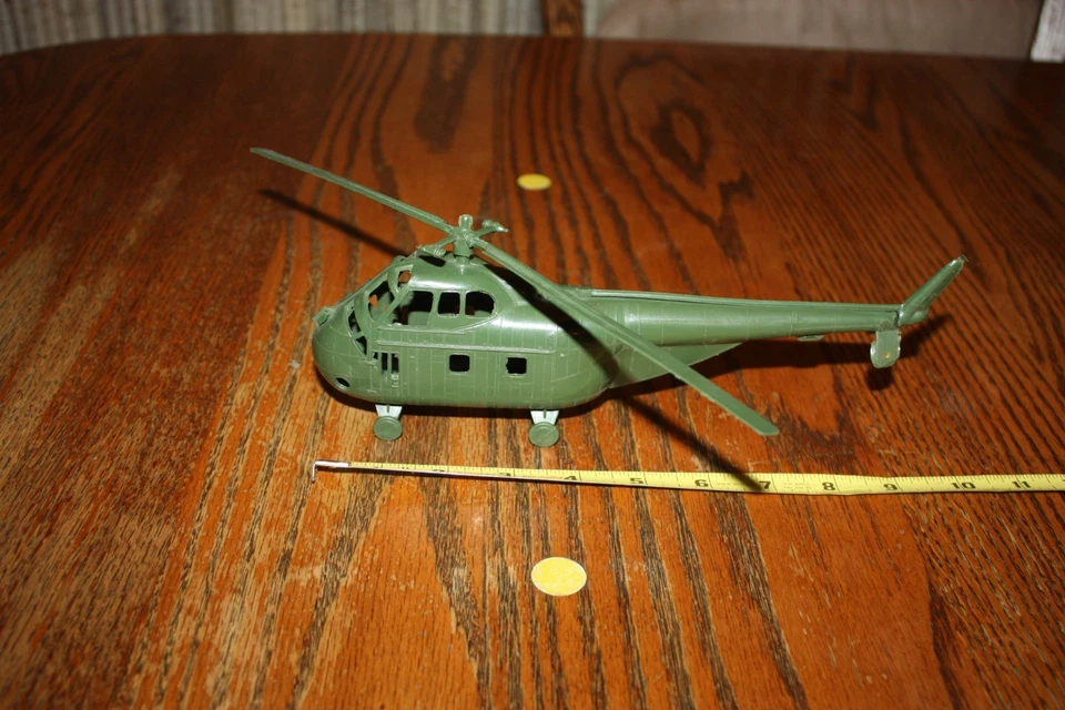 Vintage MPC Large Sikorsky Army Helicopter - Marx, Timmee - Image 2 of 4