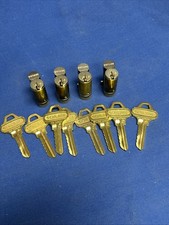 4 New Schlage Everest Silver Core C-123 Keyway and 8 one bit keys