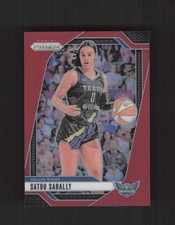 2024 Panini Prizm WNBA #43 Satou Sabally Red Prizms #/299