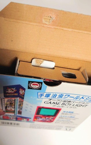 Game Boy Light Tezuka Osamu Edition 1998 Limited Clear Red Japan MGB-101 Unused - Picture 9 of 17