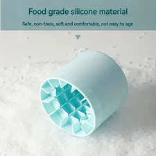 60-Cube Silicone Ice Cube Cylinder Mold  Easy Release Suitable for Refrigerators