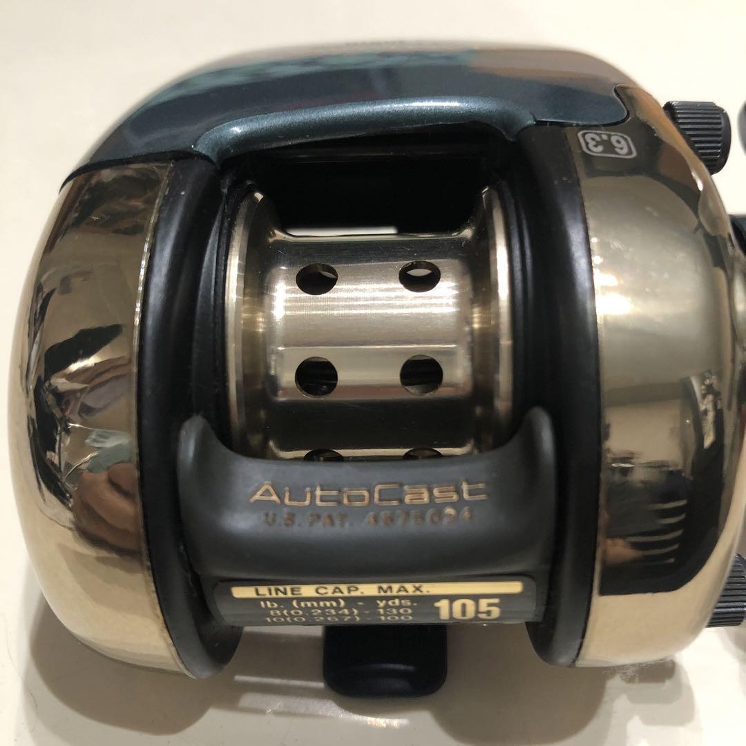 リール TEAM DAIWA-S 105Hi Limited Edition Team Daiwa S 105Hi Fishing Reel - Rare Boxed Vintage Daiwa