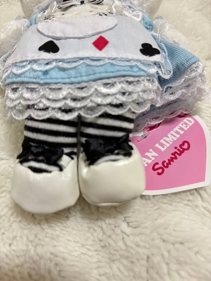 Peluche Alice au pays des merveilles Hello Kitty robe bleue oreilles de... - Photo 4/4