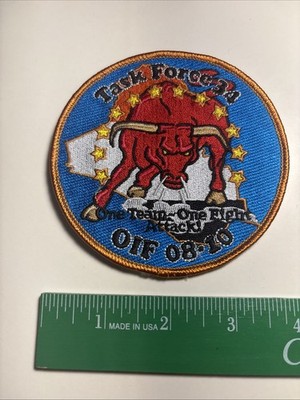 Task Force 34 OIF 08-10 One Team One Fight Attack Patch