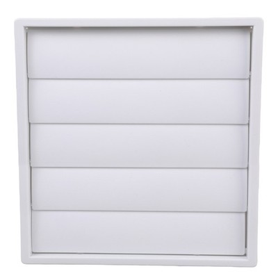 Dryer Vent Cover ABS Square Airflows Optimized Louver Home Improvement Essential