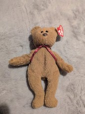 Ty Original Beanie Baby Curly The Bear Retired
