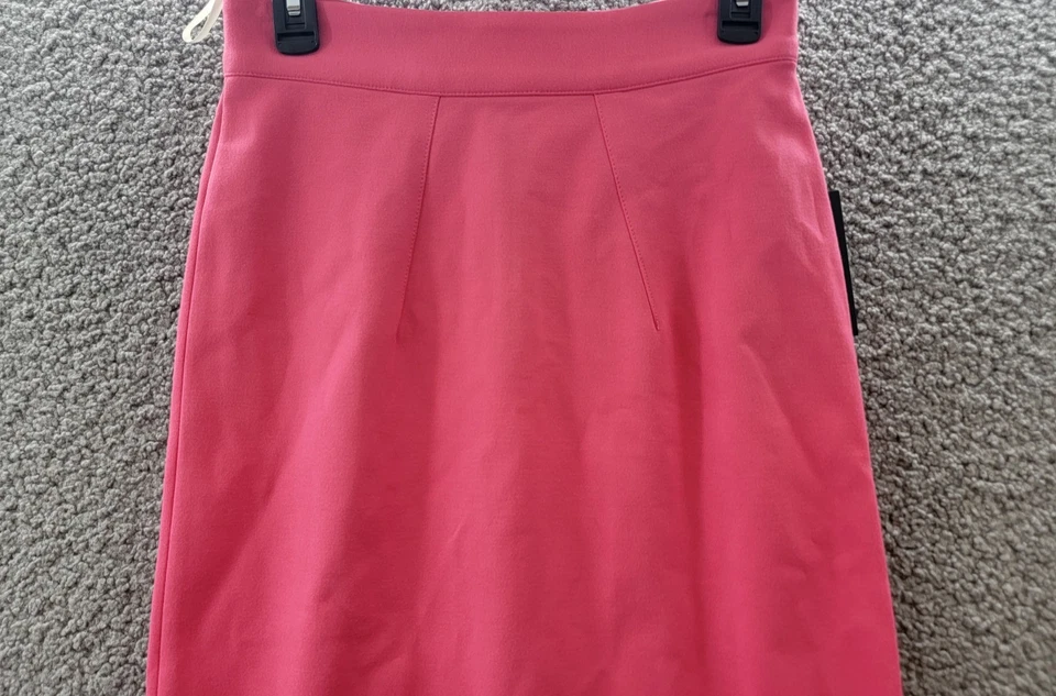 Tommy Hilfiger Falda Lápiz Midi Cremallera Trasera Para Mujer 0 Roseta Sólida Abertura Trasera Foto 3 de 4