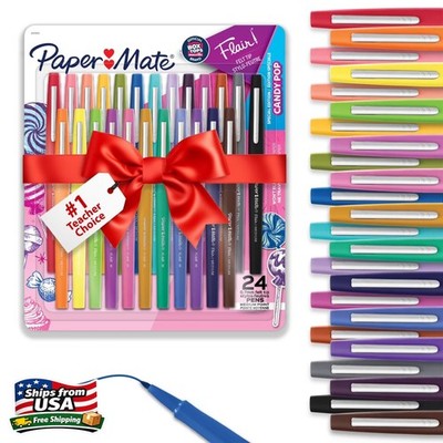 Paper Mate Flair Felt Tip Pens, #1 Teacher Choice, Medium Tip, Limited Edition,