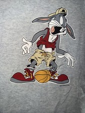 Large 1992 Vintage Bugs Bunny Long Sleeve Sweatshirt Warner Bros