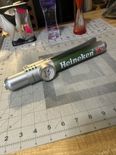 Vintage Heineken Beer Brew Lock System Tap Handle Pull Knob With Gauge SHIPS NOW