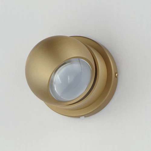 ET2 E23510 Nodes 5"W LED Semi-Flush Globe Ceiling Fixture - Black - Picture 6 of 11