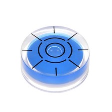 Round Bubble Level 32x12mm Mini Circular Precision Spirit Levels, Blue