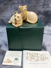 Harmony Kingdom Marie & Pierre Cats Two by Two Series Master Carver Adam Binder