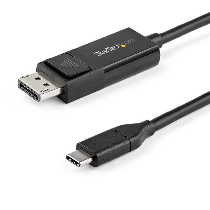 StarTech.com 3.3ft 1m USB C to DisplayPort 1.2 Cable 4K 60Hz - Bidirectional DP