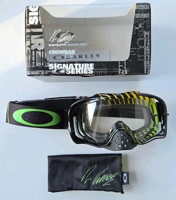 NEU OAKLEY CROWBAR RYAN VILLOPOTO #2 SIGNATURE MX ENDURO MOTOCROSS BRILLE  