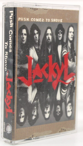 JACKYL- PUSH COMES TO SHOVE 1994 CASSETTE TAPE VINTAGE HARD ROCK TESTED GEFFEN - Picture 4 of 11