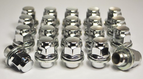 20 x Genuine M12x1.5 Flat 21mm Alloy Wheel Nuts Toyota Auris - 第 1/2 張圖片